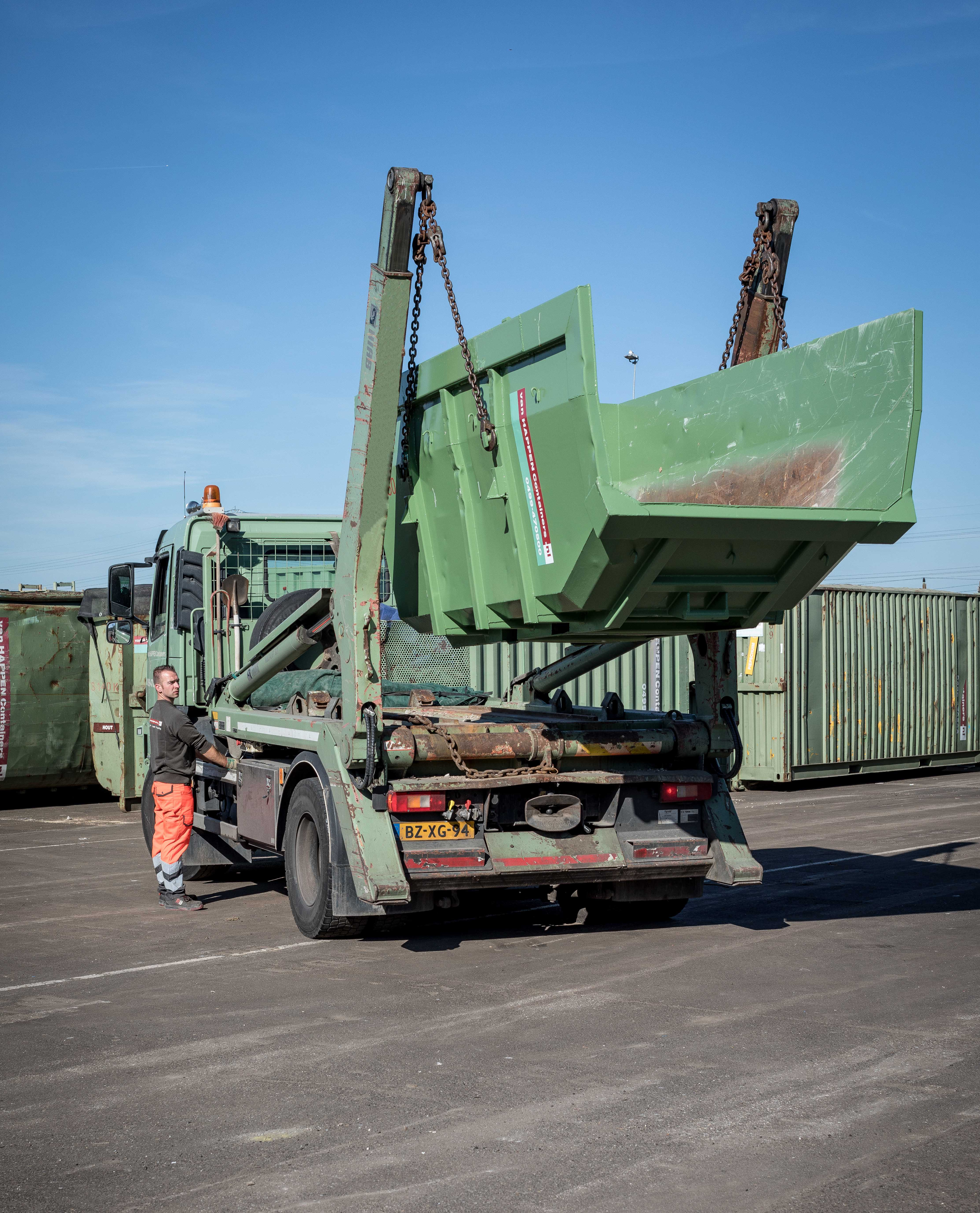 Werken in afvalverwerking en recycling