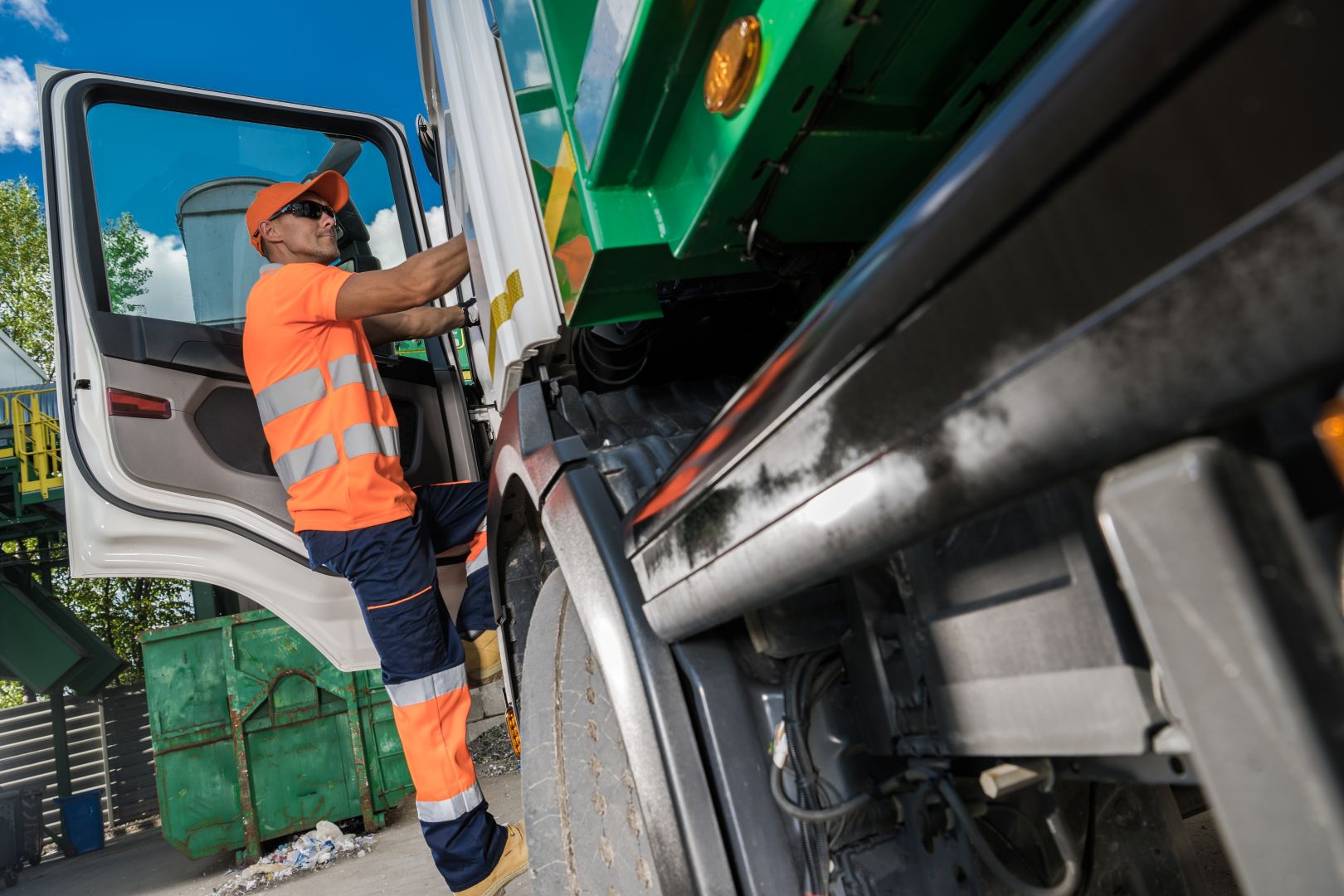 Vrachtwagen voor afvaltransport